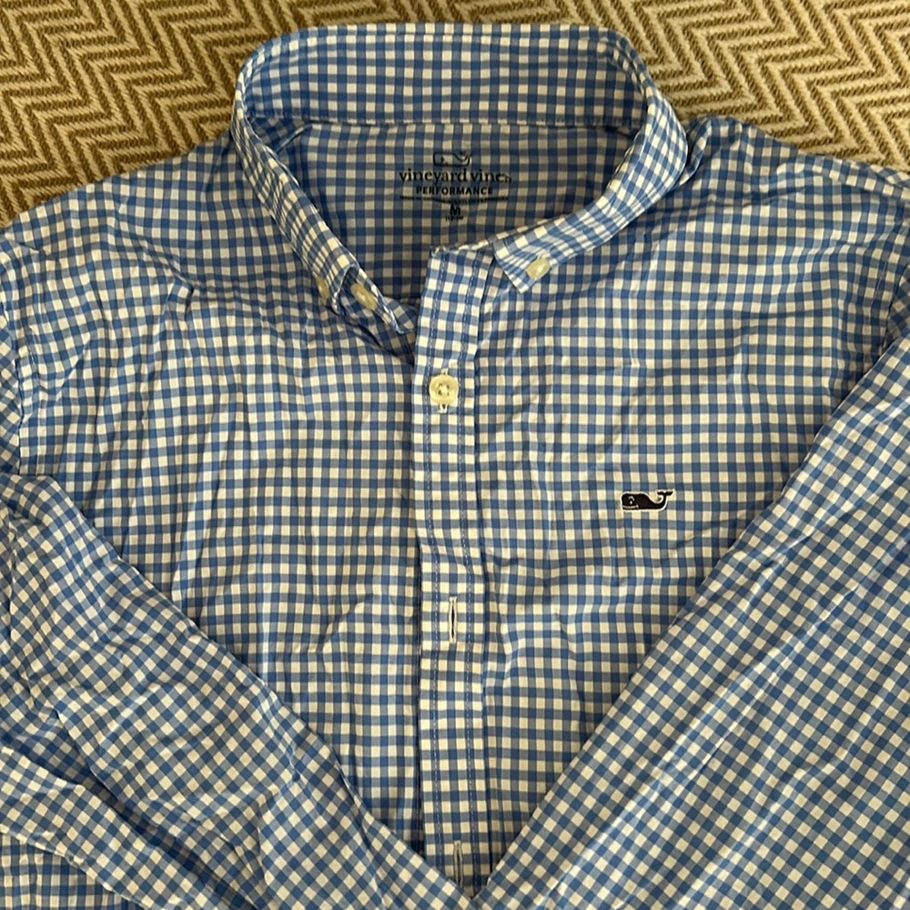 Boys Vineyard Vines Performance Button Down Dress Shirt